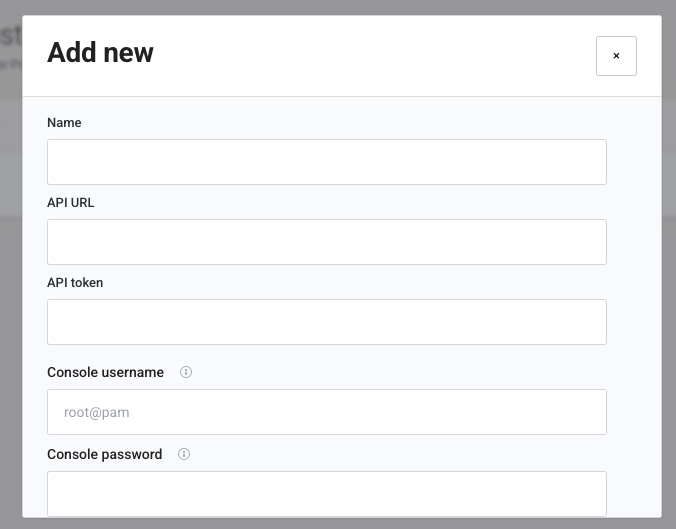 Add cluster