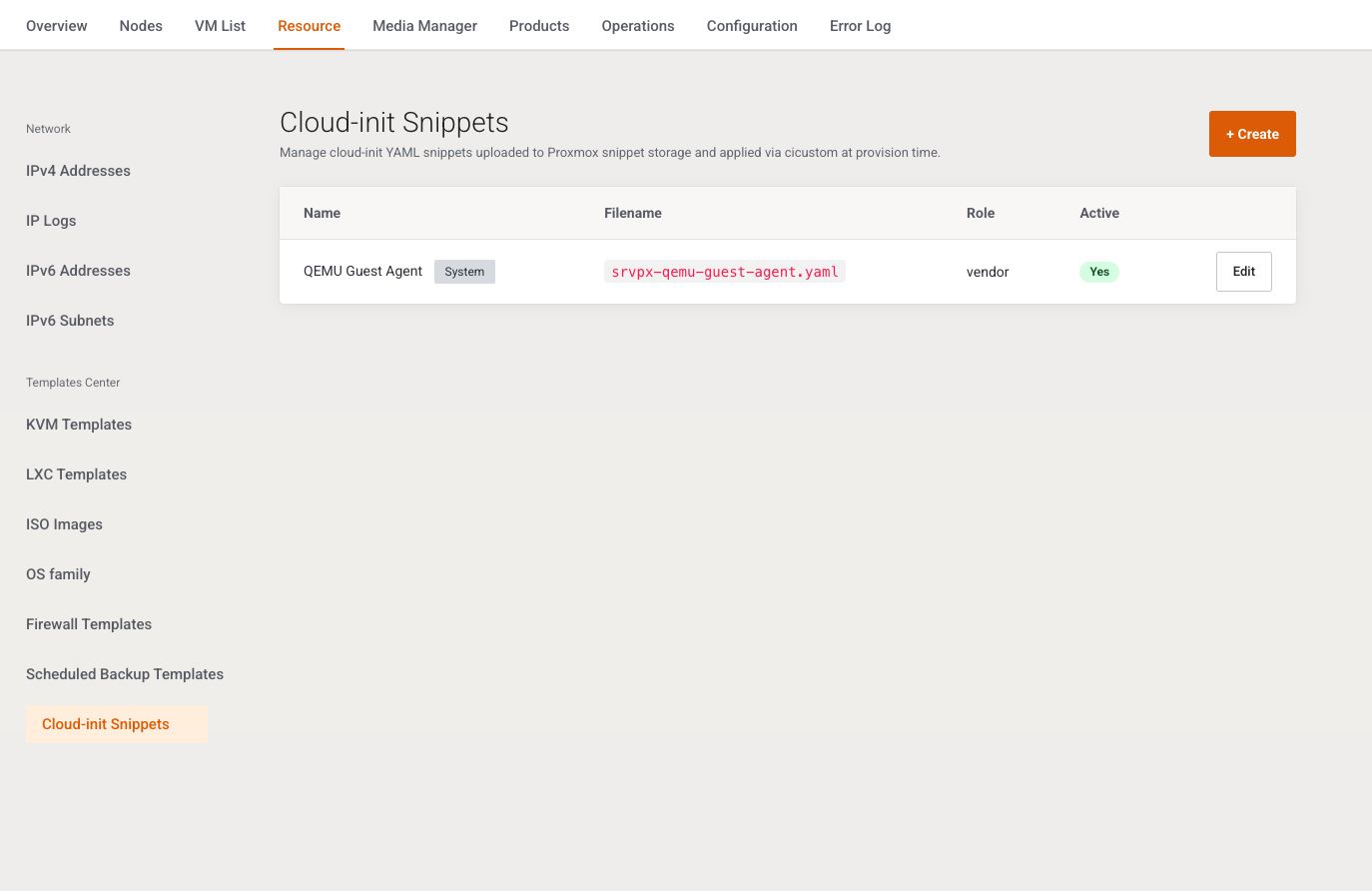 مقتطفات Cloud-init